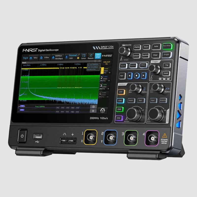 Fnirsi DPOF-1204 4ch 200 MHz Digital Phosphor Oscilloscope